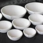 High Temperature Fused Silica Quartz Ceramic Casting Crucible Bowl for Platinum and Gold Melting