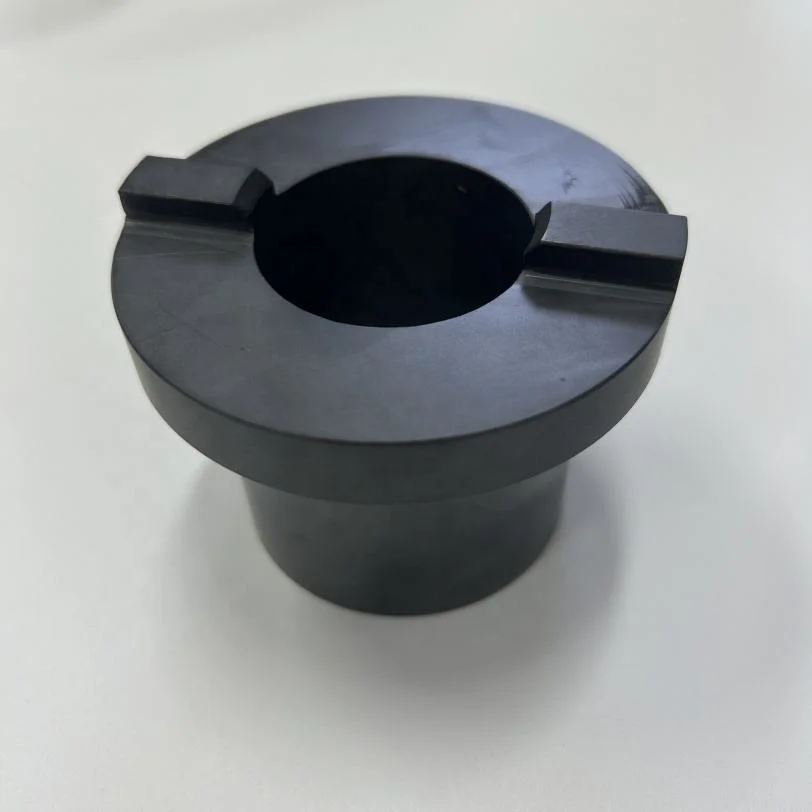 H7ca53a180ac84e9ca1ff573e70bd1ec49.webp SiSiC SSIC Silicon Carbide Ceramic Sleeve Tube customize SiC ceramic Bushing - Image 1