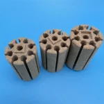 Customized Cordierite Bobbin Heating Element Refractory Ceramic Winding Tube