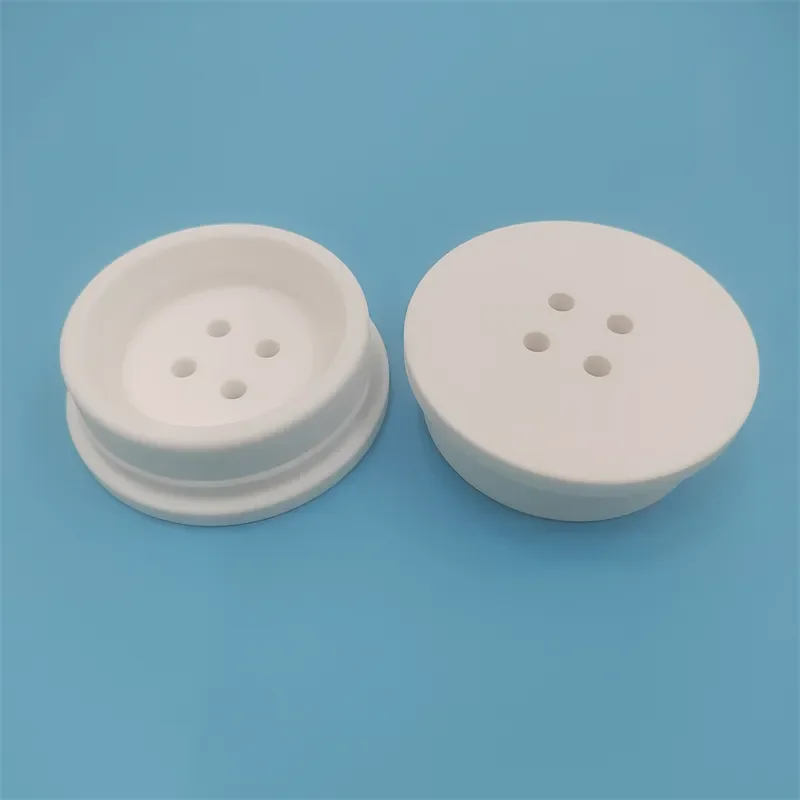 H7f160e9ee463464ca275b6c5269953b4F.webp Custom Low Thermal Mica Glass Ceramics Disc Machinable Glass Ceramic Flange Disk Machinable Glass Ceramic Disc - Image 1