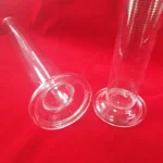 Transparent Quartz Glass Cylinder glassware Laboratory Glass 250ml Measuring Graduated Cylinder - Image 4