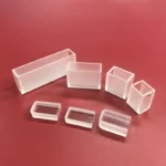 Frosted Square Quartz Glass Cuvette 2 Sides Transparent 2 Sides Frosted for Lab Analyse - Image 2