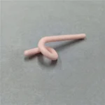 Pink 95% Alumina Ceramic Pigtail Guide Wire Textile Al2o3 Ceramic Spinning Loom Thread Guide - Image 5