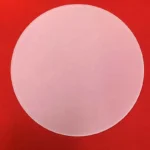 CNC Process High Precision JGS1 Fused Silica Quartz Frosted Glass Disc - Image 4