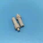 High Temperature Custom Alumina Nitride Ceramic Nozzle CNC Rod-Industrial Ceramic Parts High Temperature Resistance CNC Cutting