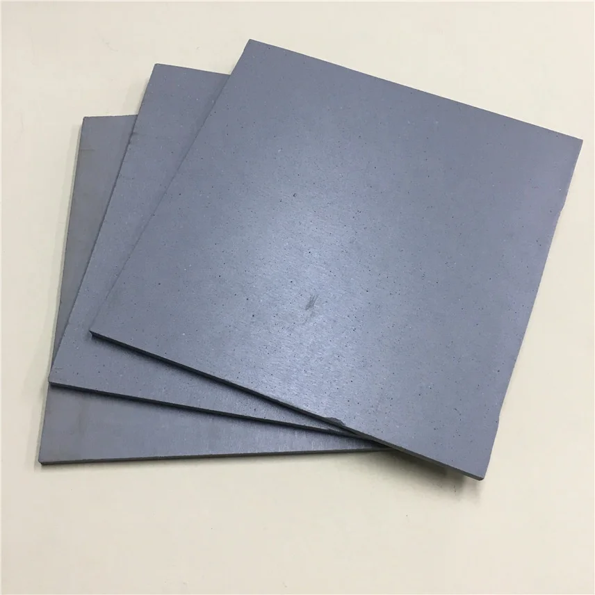 H84c039e90a7144db9f136732e46dab6au.webp Silicon Carbide Ceramic Plate Grey SiC Kiln Furniture Substrate - Image 1