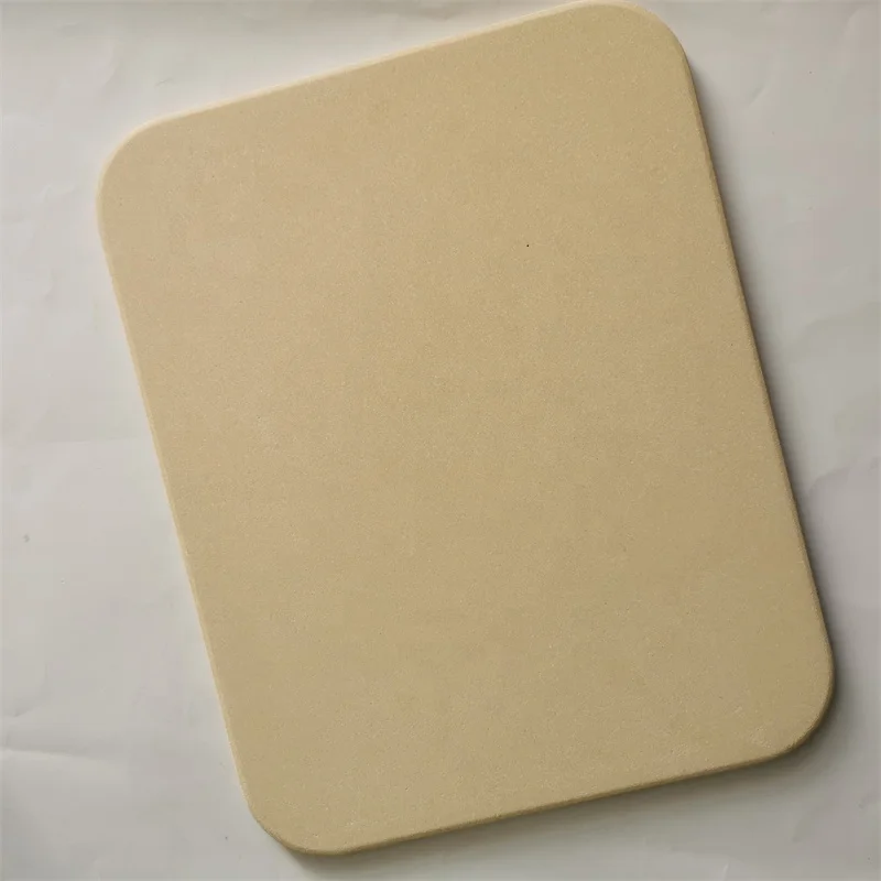 H8517470adc984012b2174a084ea76748d.webp Custom Refractory BBQ Cordierite Ceramic Pizza Plate Stone - Image 1