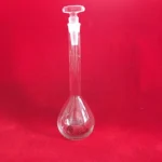 Laboratory Transparent Quartz Glass Volumetric Measuring Flask Clear Silica Quartz Flask - Image 5