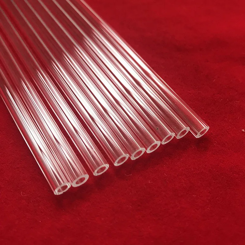 H865a935561c64eefbd2ac72589bffb4bQ.webp High Temperature Clear Quartz Tube Small Diameter Capillary Fused Silica Glass Pipe - Image 1