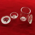 Transparent Flat Bottom Quartz Glass Crucible High Purity Clear Silica Quartz Crucible