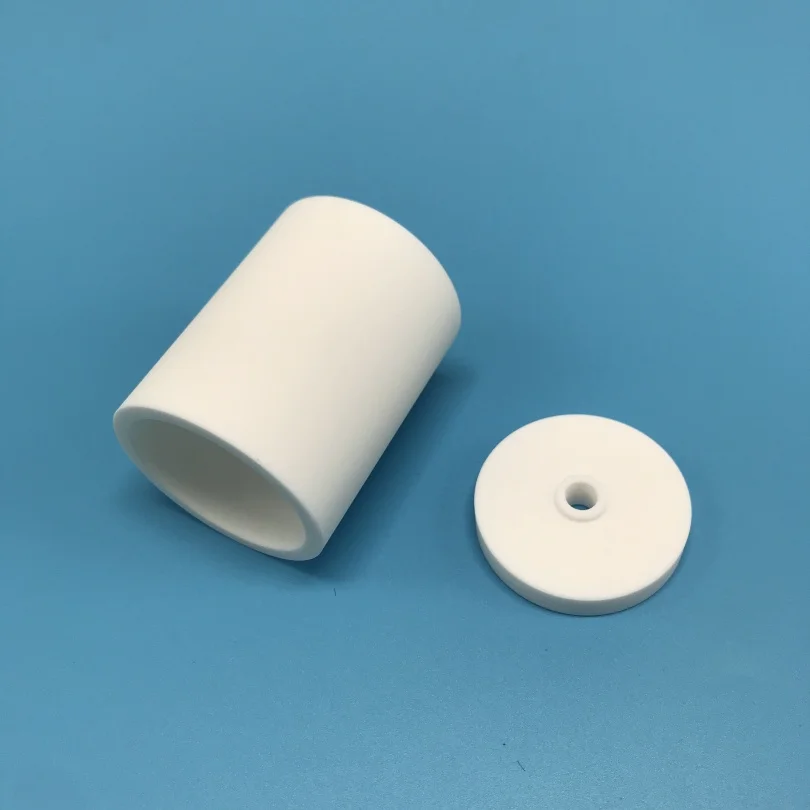 H89af4871e09a41e5b3d20fb5bfe8efad8.webp Customized Macor Ceramic Tube Insulation Machinable Glass Ceramic Lids - Image 1
