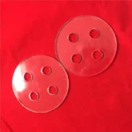 Ultra-White 4mm Laser Drilling Hole Quartz Laser Perforated Disc Deep Processing Transparent Polishing Silica Quartz Plate - Image 5
