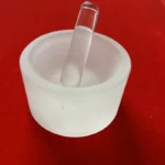 High Temperature Milky White Quartz Silica Glass Melting Crucible
