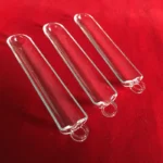 Heat Resistance clear Diffusion Fused Quartz Heating Boat Quartz Glass Wafer Carrier With Ring - Image 3
