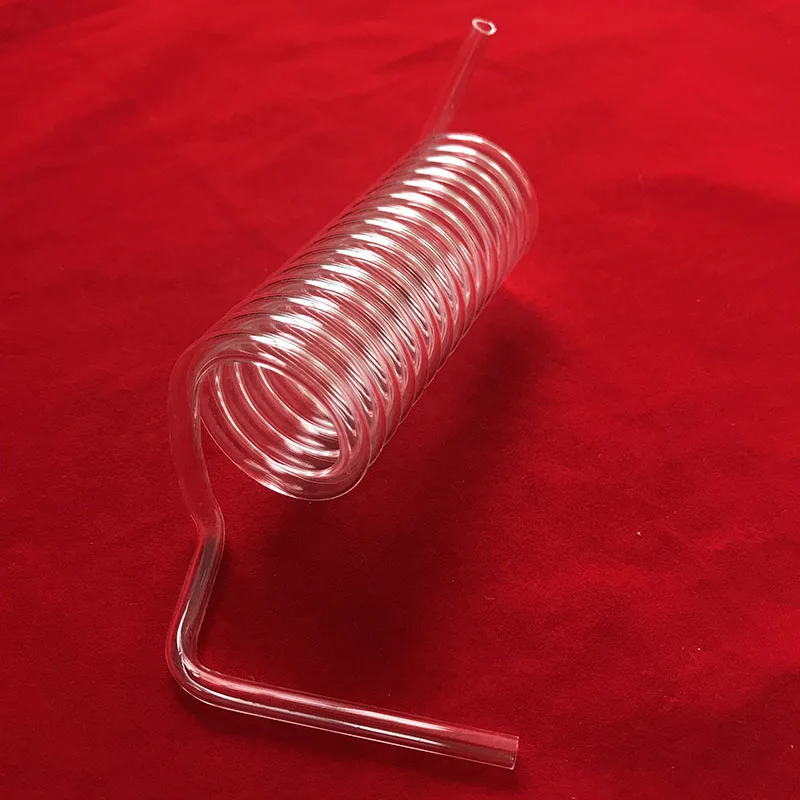 H8cd86083caa943e7af2cab19a1674675I.webp Customize clear quartz coil tube heat resistance transparent quartz tube - Image 1