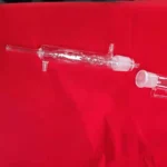 Laboratory Chemistry Water Cooled Condenser Quartz Glass Serpentine Condensing Reflux Tube - Image 2