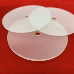 High Purity Quartz Disc Frosted Fused Silica Sheet