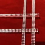 Clear quartz glass rod cylindrical transparent fused silica quartz bar with slots - Image 2
