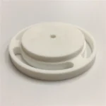 Easy Cutting Drilling Machinable Ceramic Parts Glass Macor Ceramic Porous Disc Spacer Rounded Plate - Image 4