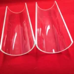 High Purity Transparent Semi-Cylindrical Quartz Glass Tube Half Round Quartz Glass Tube - Image 5