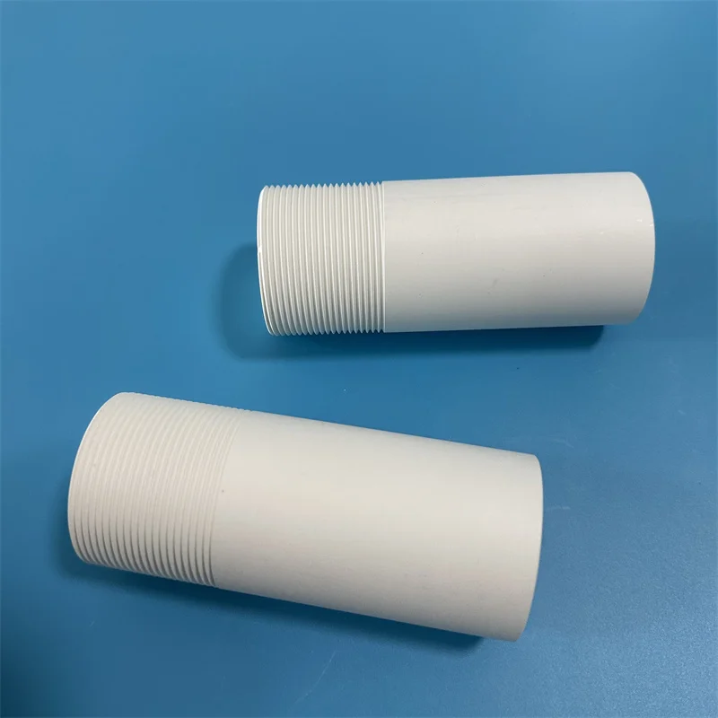 H926639c5d95d4cafbcfcb3e03f592491f.webp Custom Size Boron Nitride Ceramic Tube for Molten Metal & Semiconductor Industry - Image 1