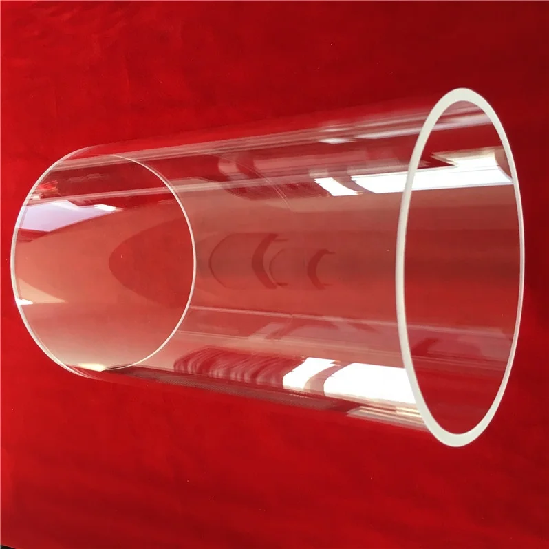 H93415330ba9945228bea509bc54063b4Q.webp Heat Resistant Large Diameter OD 400MM/500mm clear Fused Quartz Glass Cylinder Tube - Image 1