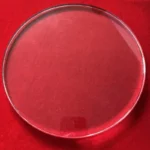 Round Transparent Quartz Glass Plate Thin Quartz Disc for Heat Observation Window - Image 2