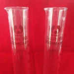 Transparent Quartz Glass Cylinder glassware Laboratory Glass 250ml Measuring Graduated Cylinder - Image 3