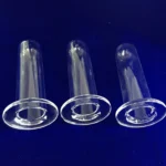 Customized Clear Quartz Glass Tube One End Round Bottom Transparent Quartz Glass Tube With Welding Flange - Image 6