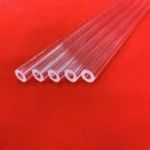 High-temperature Thermocouple protection Tube Transparent Quartz Pipe Crystal Optical Quartz Tube Sleeve - Image 2