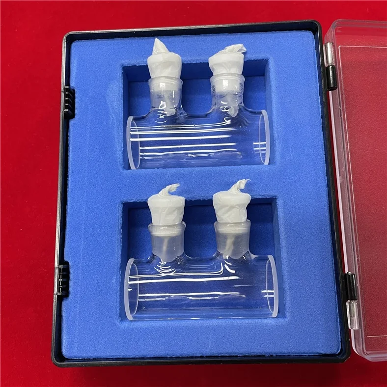 H9525e4ac337e4e33b4bc3308a9ceaaa5m.webp Standard Transparent Polish Quartz Glass Cylindrical Flow Through Cuvette for lab instrument - Image 1
