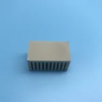 Customized Aluminum Nitride Irregular Part Insulator Ivory AIN Ceramic Block