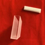 Transparent Quartz Q8 Flow Cuvette Two-channel PTFE Plug Colorimetric Dish Quartz Cell - Image 4