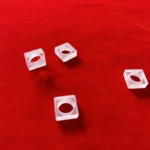 Laboratory Translucent Frosted Fused Silica Quartz Flange Glass Ring Quartz Glass Flange - Image 4
