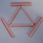 BAIBO Industrial Alumina Ceramic Tube High Hardness Wear Resistance Pink Textile Ceramic Yarn Guide Parts - Image 2