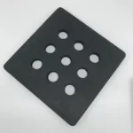 Customized Recrystallized SiC Ceramic Plate R-SIC Ceramic Board with 9 Holes - Image 4