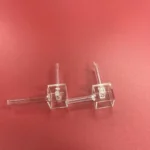 Customized Quartz Glass Flow Through Cuvette Connector 1mm Pathlength High Transmission High Purity Silica for Optical Devices - Image 3
