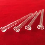 Factory Custom Cuarzo Fused Silica Quartz Glass Welded Quartz Tube With Flange Kf Flanged Quartz Tube - Image 4
