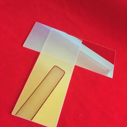 Heat Resistance square Fused Silica Glass Sheet with Metal Coating