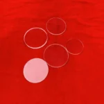 High Transmittance  High Temperature Fused Silica UV Quartz Window Semiconductor Polished Round Quartz Wafer - Image 2