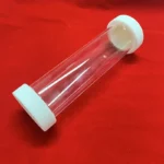 Screw thread clear  silica quartz tube  customize  transparent sealed sampling tube with screw stopper