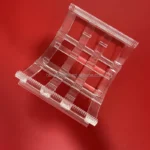 2inch 4inch 6inch transparent silica quartz boat  customize arc clear quartz wafer carrier for solar - Image 4