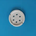 Boron Nitride Ceramic Round Plate with Slot & Hole - Image 4