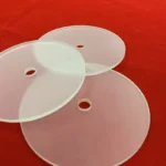Surface Frosted Large Diameter Quartz Glass Disc High Purity Silica Quartz Opaque Board - Image 2
