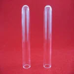 High Temperature Resistant Quartz  Tubes One End Round Closed Bottom - Image 4