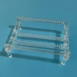 Customized High Temperature Resistant 1100??C Clear Silica Quartz Boat Wafer Carry - Image 6