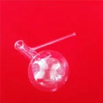 Laboratory High Temperature Laboratory Use 125ml Quartz Cone Glass Distilling Flask with Side Tube - Image 4