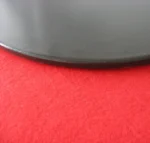 High Temperature Resistance Eco-friendly Black Glazing Cordierite Pizza Stone for Oven - Image 2