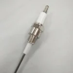 In Stock Length 222mm Al2o3  Alumina Ceramic Gas burner Electrode Rod