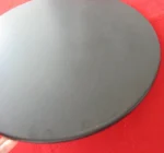 High Temperature Resistance Eco-friendly Black Glazing Cordierite Pizza Stone for Oven - Image 3